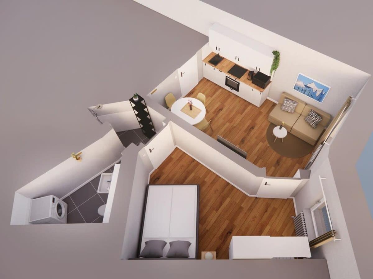 Hamburg City Apartment For 4 Екстериор снимка